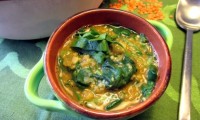 DIETA METABOLICA: zuppa lenticchie, spinaci e quinoa